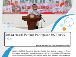 Sekda Hadiri Puncak Peringatan HUT ke-79 PGRI 