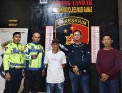 Sempat Buang Pisau Ketika Diperiksa, Satlantas Polres Musi Rawas Tangkap Pengendara Motor