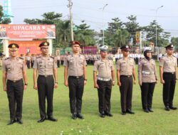 Kabag Ops, Kasat Binmas, Kasiwas, Dua Kapolsek Beserta 39 Personel Naik Pangkat 