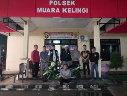 Curi Motor Tetangga, Polsek Muara Kelingi Polres Musi Rawas Borgol JN