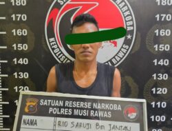 Sempat Buang BB Saat Ditangkap, Satresnarkoba Polres Musi Rawas Ringkus Diduga Kurir dan Pemilik 