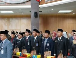 Plt Kadis Damkar Menghadiri Paripurna Dengarkan Pidato Visi Misi Walikota 