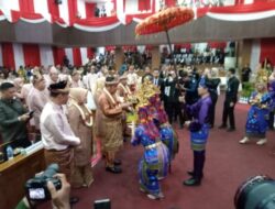 Gubernur Sumsel Menghadiri Paripurna Istimewa HUT Musi Rawas ke 82 Tahun