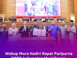 Paripurna DPRD Mura, Penandatanganan Nota Kesepahaman