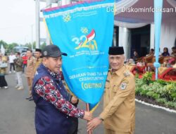 Wawako Lubuk Linggau Lepas Kirab Bangga Kencana Regional Sumatera Menuju Lampung