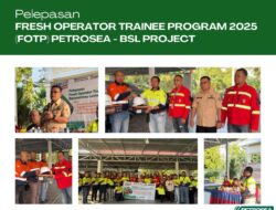Pelepasan Peserta Fresh Operator Training Program PT. PETROSEA Site BSL