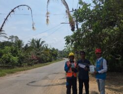 PLN UP3 Lubuklinggau Himbau Masyarakat Tidak Bermain Layang-Layang, Tidak Memasang Reklame dan Umbul-Umbul Dekat Jaringan Listrik