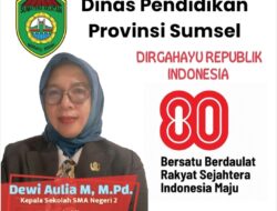 Ucapan HUT RI ke-80, SMA N 2 Kota Lubuklinggau