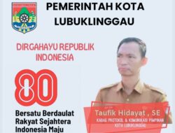 Ucapan HUT RI ke-80, Humas Protokol Pemkot Lubuklinggau
