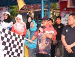 Sekda Lubuk Linggau Lepas Peserta Lomba Gerak Jalan Tingkat SD Putra