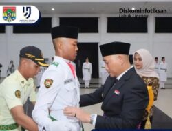 Wali Kota Lubuk Linggau Kukuhkan 76 Anggota Paskibraka untuk HUT RI ke-80