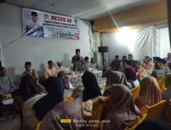 Antusias Masyarakat Menghadiri Reses III Perseorangan H. Tabrani 