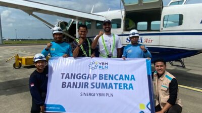 YBM PLN UID S2JB Kirim Relawan dan Logistik ke Aceh, Sumut, dan Sumbar untuk Bantu Korban Banjir