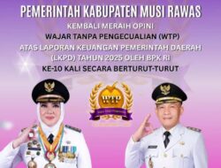 Selamat dan Sukses WTP Kabupaten Musi Rawas 2026