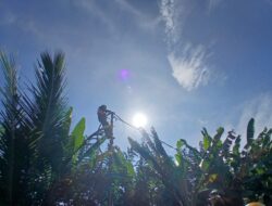 Terik Matahari Tak Menyurutkan Semangat PLN UP3 Lubuklinggau Bekerja Menerangi Negeri