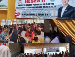 Masyarakat Membludak Hadiri Reses II, H Muhammad Amin